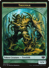 Treefolk // Wolf Double-sided Token [Commander 2014 Tokens] | Rook's Games and More