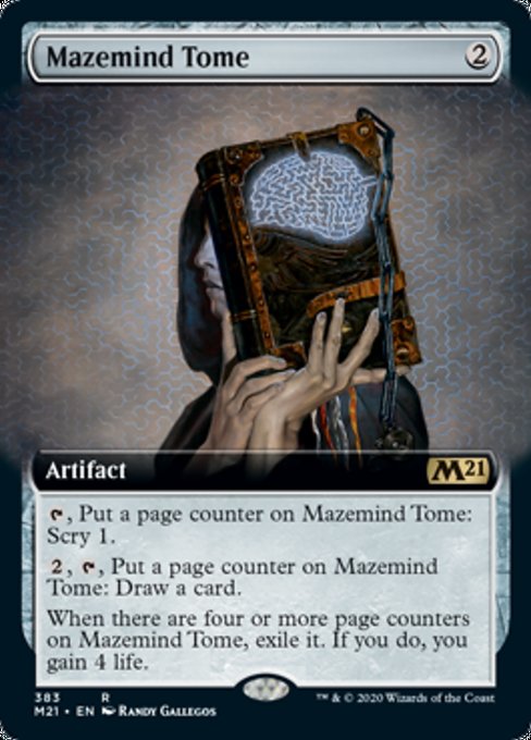 Mazemind Tome (Extended Art) [Core Set 2021] | Rook's Games and More
