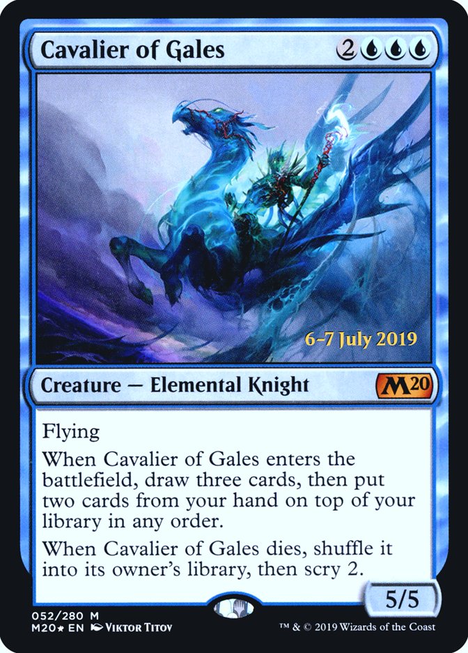 Cavalier of Gales  [Core Set 2020 Prerelease Promos] | Rook's Games and More