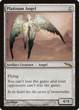 Platinum Angel [Mirrodin] | Rook's Games and More