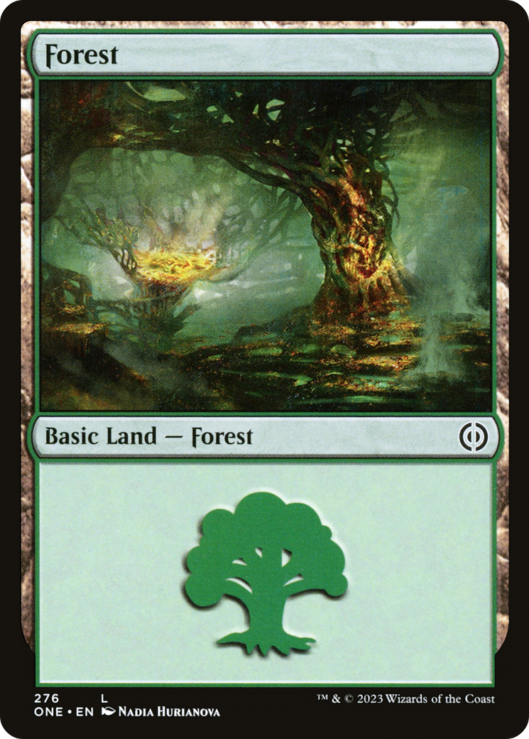 Forest (276) [Phyrexia: All Will Be One] | Rook's Games and More