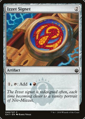 Izzet Signet [GRN Guild Kit] | Rook's Games and More