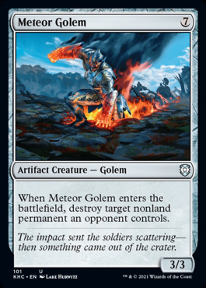 Meteor Golem [Kaldheim Commander] | Rook's Games and More