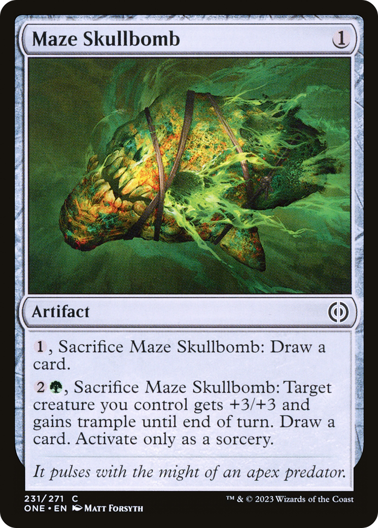 Maze Skullbomb [Phyrexia: All Will Be One] | Rook's Games and More