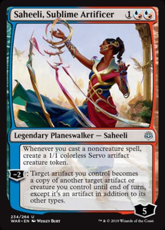 Saheeli, Sublime Artificer [War of the Spark] | Rook's Games and More