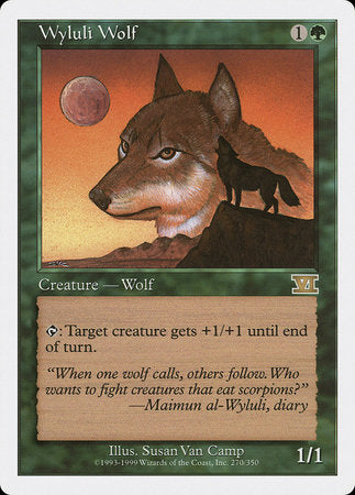 Wyluli Wolf [Classic Sixth Edition] | Rook's Games and More