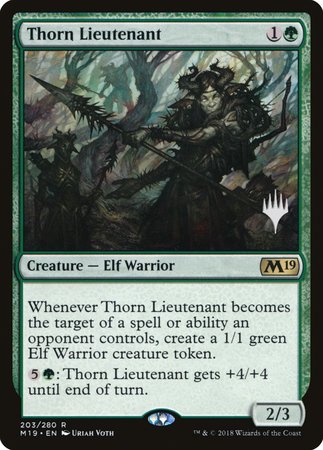 Thorn Lieutenant [Core Set 2019 Promos] | Rook's Games and More