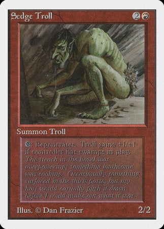 Sedge Troll [Unlimited Edition] | Rook's Games and More