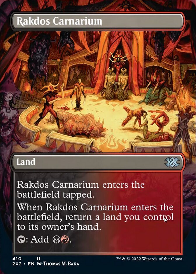 Rakdos Carnarium (Borderless Alternate Art) [Double Masters 2022] | Rook's Games and More