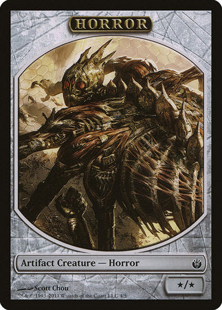 Horror Token [Mirrodin Besieged Tokens] | Rook's Games and More