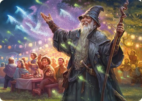 Gandalf, Friend of the Shire Art Card [The Lord of the Rings: Tales of Middle-earth Art Series] | Rook's Games and More