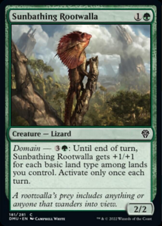 Sunbathing Rootwalla [Dominaria United] | Rook's Games and More