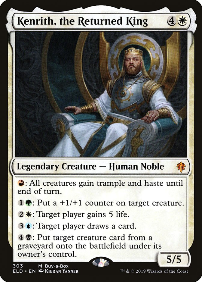 Kenrith, the Returned King (Buy-A-Box) [Throne of Eldraine Promos] | Rook's Games and More