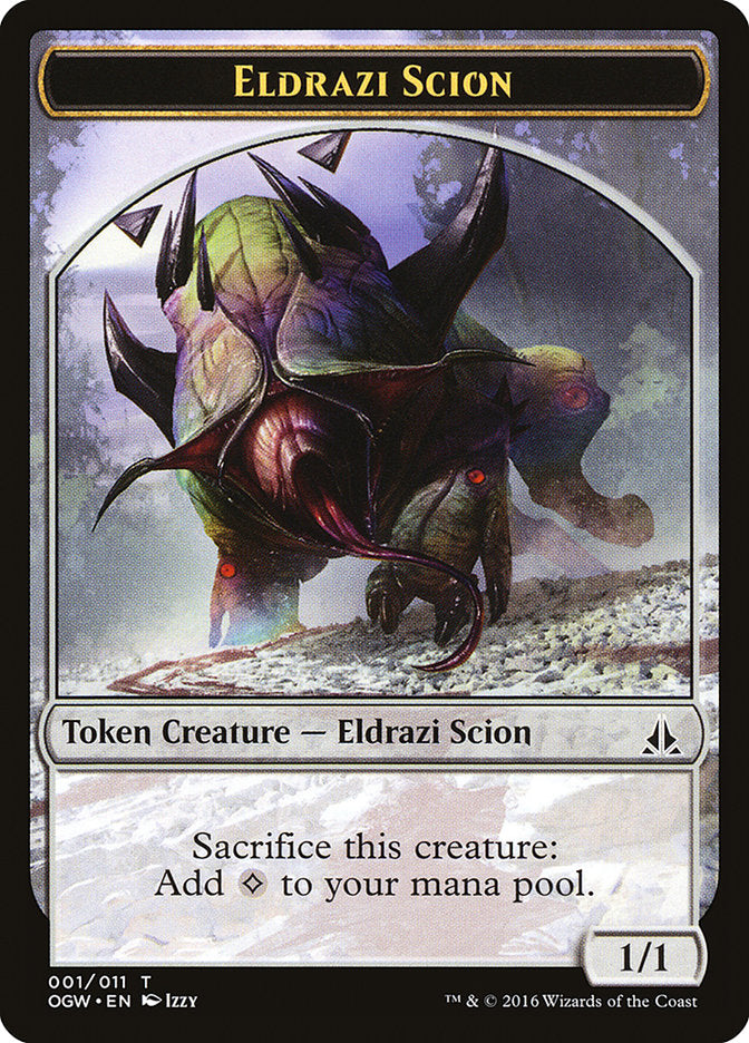 Eldrazi Scion (001/011) [Oath of the Gatewatch Tokens] | Rook's Games and More