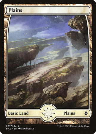 Plains (251) - Full Art [Battle for Zendikar] | Rook's Games and More