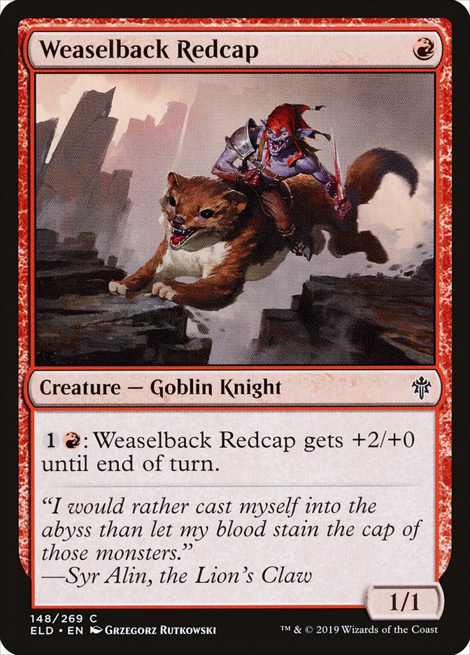 Weaselback Redcap [Throne of Eldraine] | Rook's Games and More