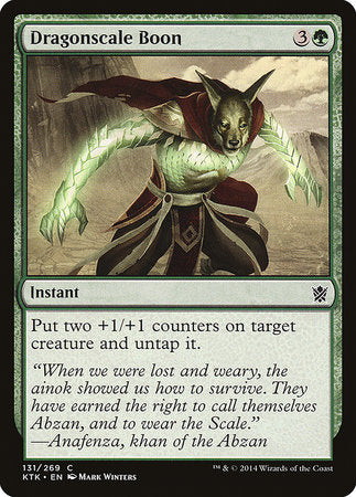 Dragonscale Boon [Khans of Tarkir] | Rook's Games and More