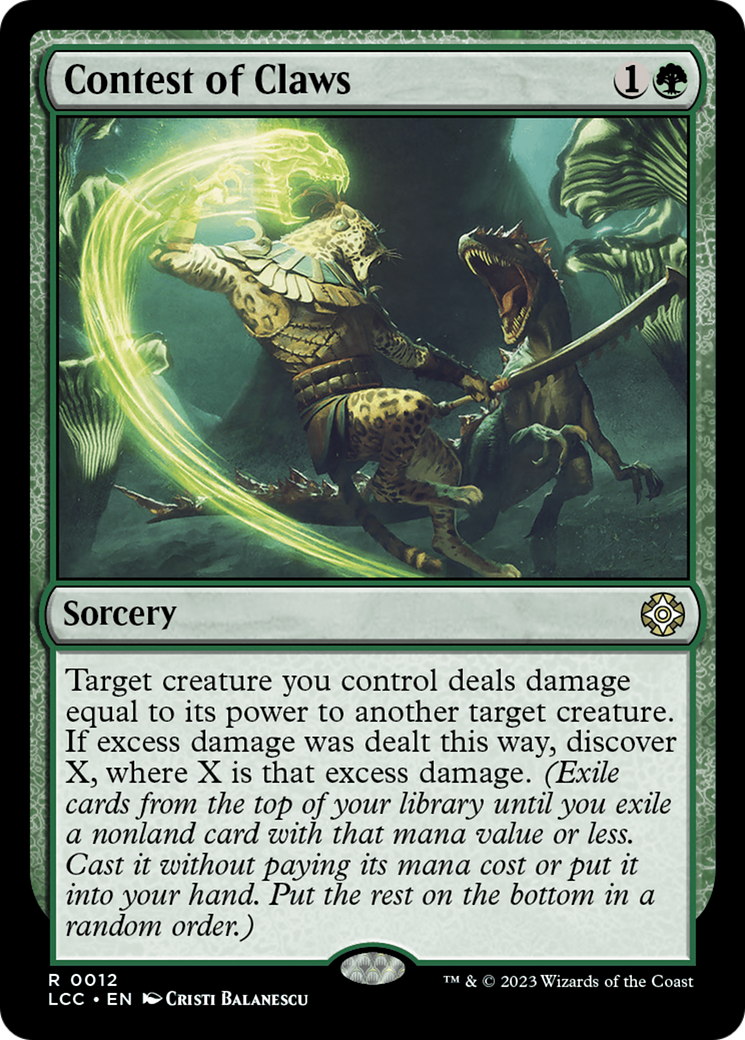 Contest of Claws [The Lost Caverns of Ixalan Commander] | Rook's Games and More