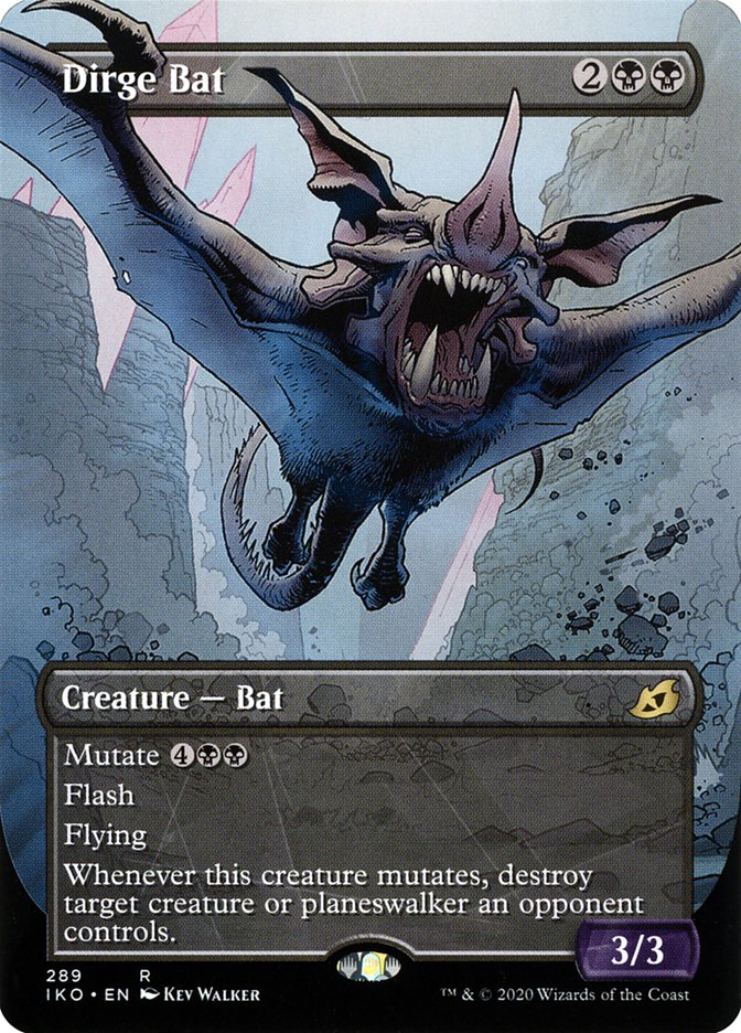 Dirge Bat (Showcase) [Ikoria: Lair of Behemoths] | Rook's Games and More