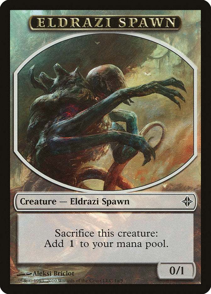 Eldrazi Spawn (1a/5) [Rise of the Eldrazi Tokens] | Rook's Games and More