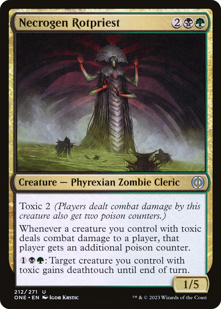 Necrogen Rotpriest [Phyrexia: All Will Be One] | Rook's Games and More