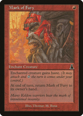 Mark of Fury [Urza's Destiny] | Rook's Games and More