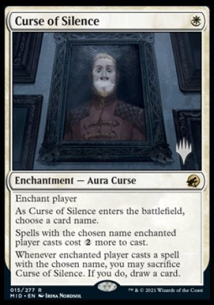 Curse of Silence (Promo Pack) [Innistrad: Midnight Hunt Promos] | Rook's Games and More