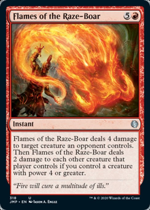 Flames of the Raze-Boar [Jumpstart] | Rook's Games and More