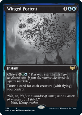 Winged Portent [Innistrad: Double Feature] | Rook's Games and More