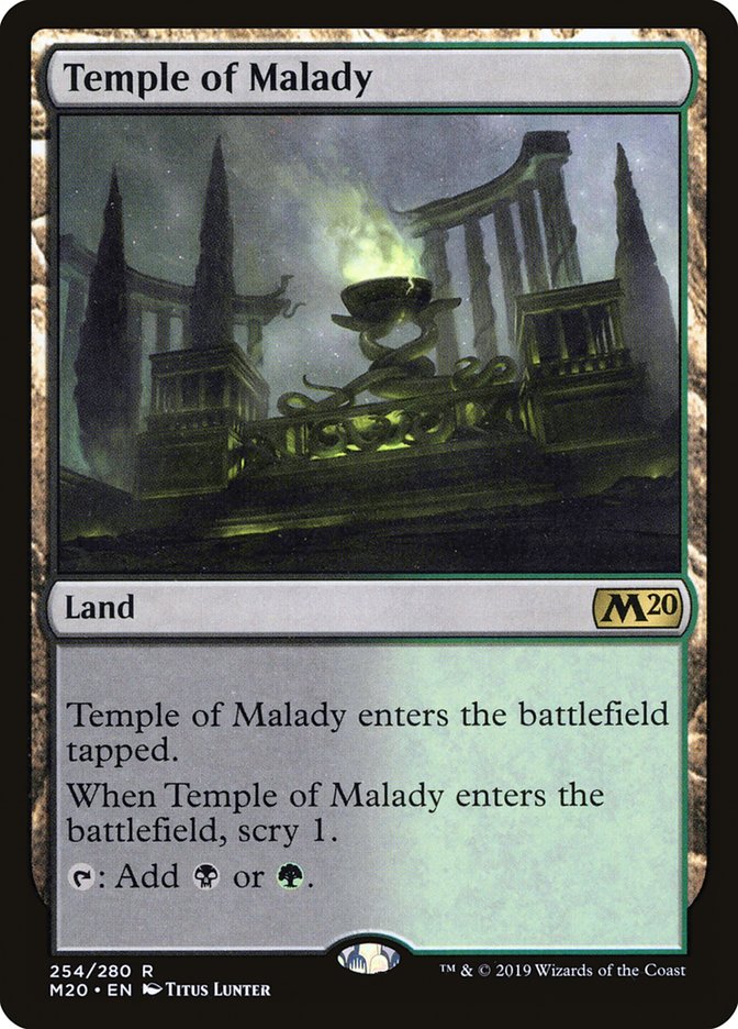 Temple of Malady [Core Set 2020] | Rook's Games and More