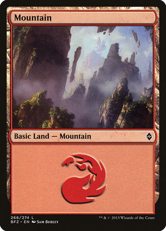 Mountain (266) [Battle for Zendikar] | Rook's Games and More