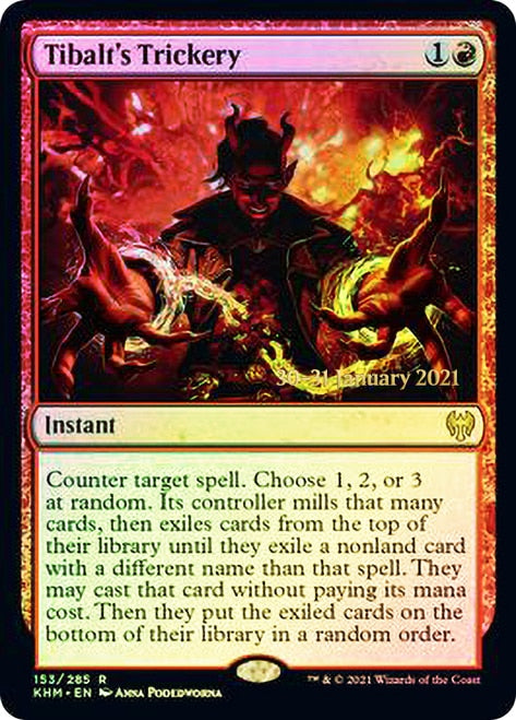 Tibalt's Trickery  [Kaldheim Prerelease Promos] | Rook's Games and More