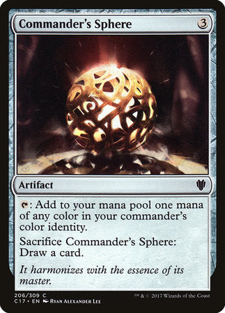 Commander's Sphere [Commander 2017] | Rook's Games and More