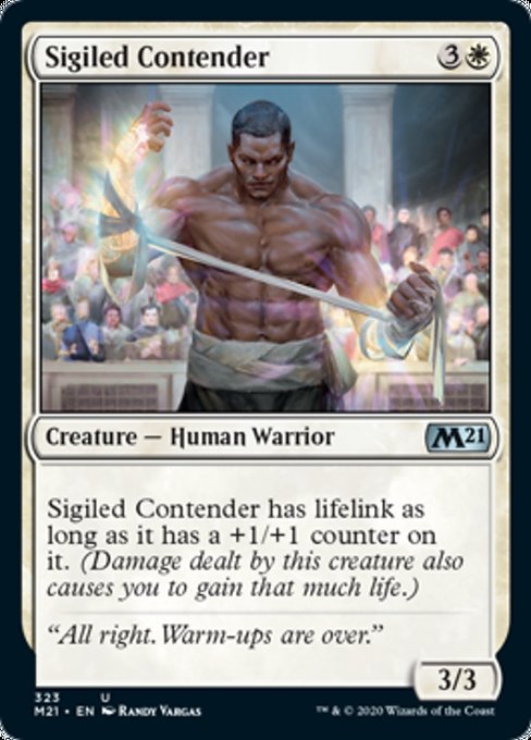 Sigiled Contender [Core Set 2021] | Rook's Games and More