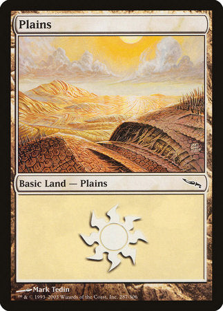Plains (287) [Mirrodin] | Rook's Games and More
