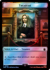 Soldier // Treasure (0060) Double-Sided Token (Surge Foil) [Doctor Who Tokens] | Rook's Games and More