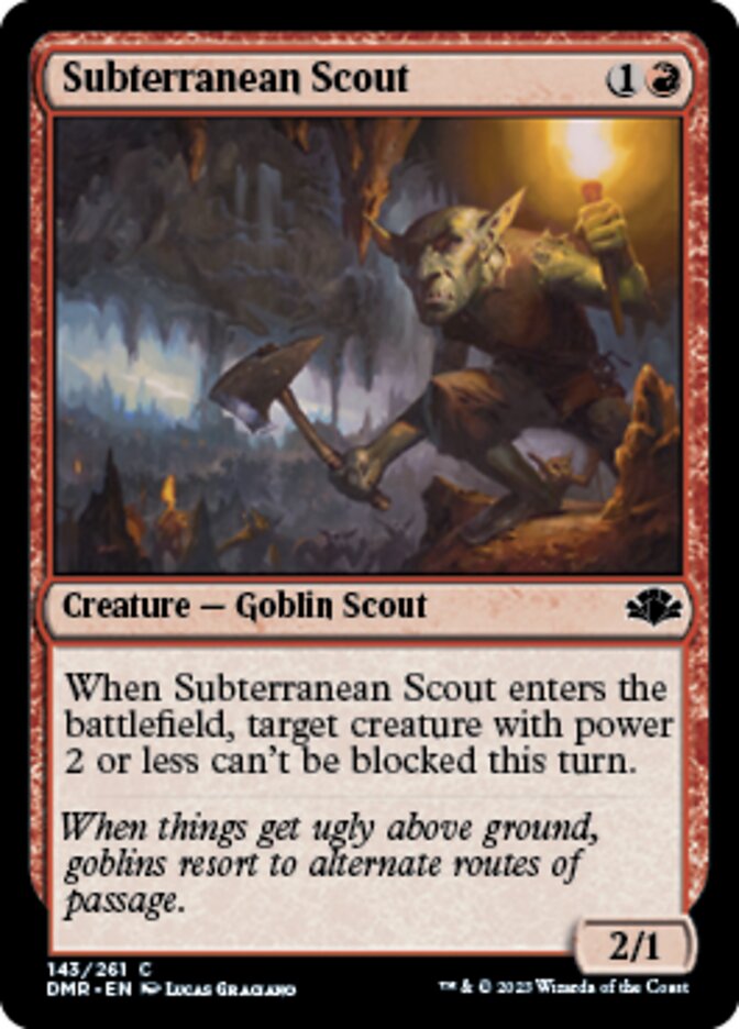 Subterranean Scout [Dominaria Remastered] | Rook's Games and More