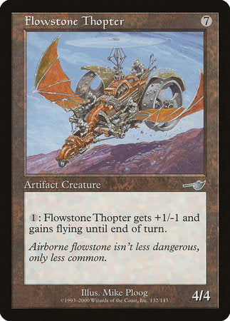 Flowstone Thopter [Nemesis] | Rook's Games and More