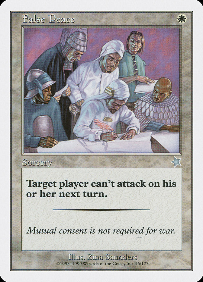 False Peace [Starter 1999] | Rook's Games and More