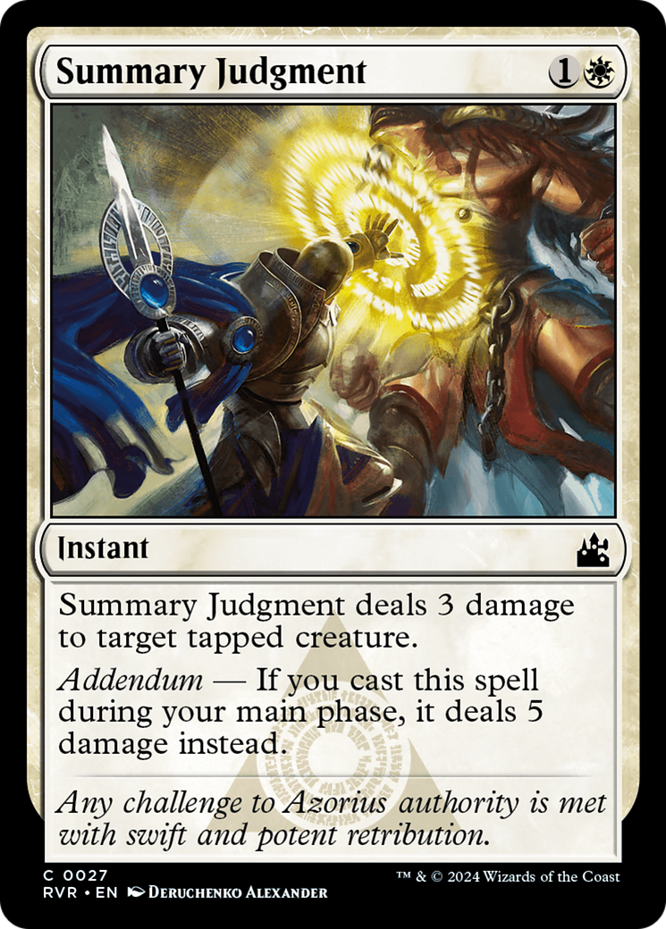 Summary Judgment [Ravnica Remastered] | Rook's Games and More