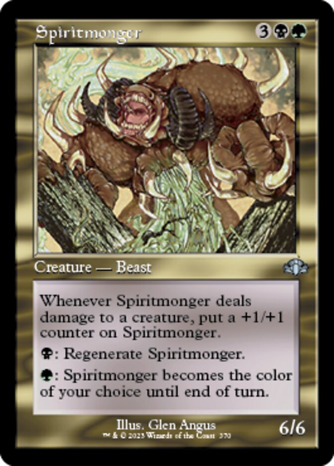 Spiritmonger (Retro) [Dominaria Remastered] | Rook's Games and More