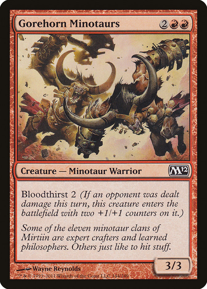 Gorehorn Minotaurs [Magic 2012] | Rook's Games and More