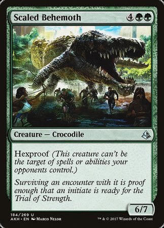 Scaled Behemoth [Amonkhet] | Rook's Games and More