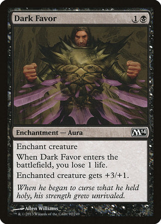 Dark Favor [Magic 2014] | Rook's Games and More