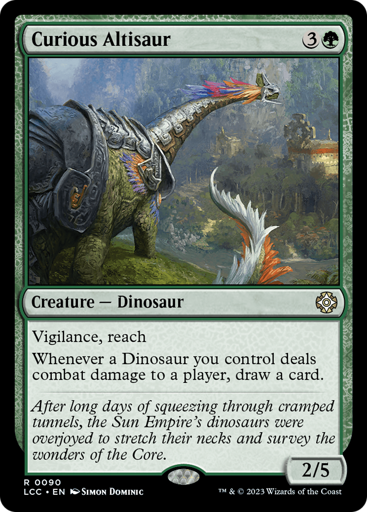 Curious Altisaur [The Lost Caverns of Ixalan Commander] | Rook's Games and More