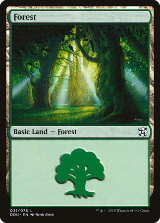 Forest (31) [Duel Decks: Elves vs. Inventors] | Rook's Games and More