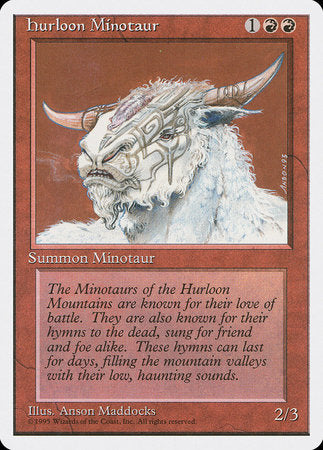 Hurloon Minotaur [Fourth Edition] | Rook's Games and More