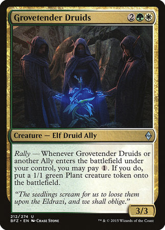 Grovetender Druids [Battle for Zendikar] | Rook's Games and More