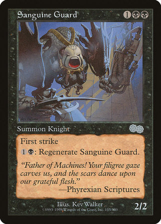 Sanguine Guard [Urza's Saga] | Rook's Games and More