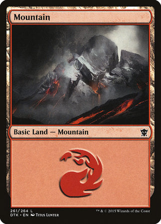 Mountain (261) [Dragons of Tarkir] | Rook's Games and More